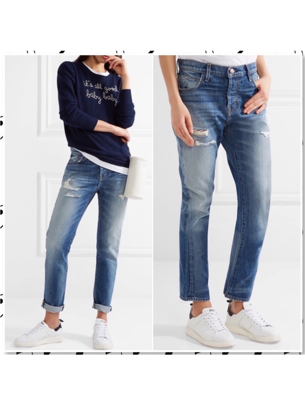 Current Elliott The Slouchy Skinny Jean Zephyr Destroy 26